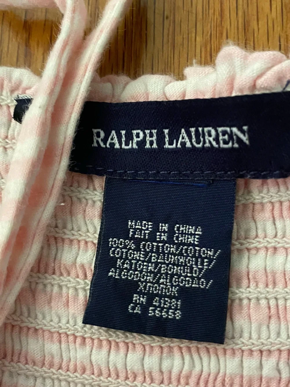 Ralph Lauren sleeveless tiered